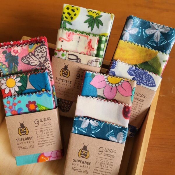 Beeswax Wraps SuperBee Essentials